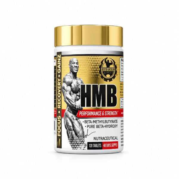 Dexter Jackson HMB 120 Tablets – Beta-Hydroxy Beta-Methylbutyrate Performance & Strength | 91Servings