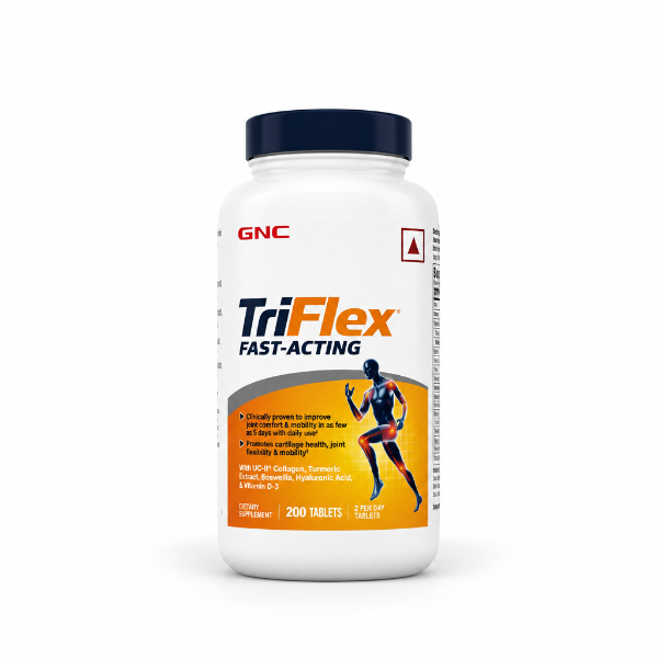 GNC TriFlex Fast-Acting 240 Tablets – Clinical-Strength Joint Support | 91Servings