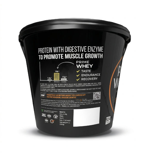 QNT Prime Whey Protein Isolate & Hydrolysate – Back Label Ingredients & Directions | 91Servings