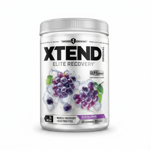 Xtend Original 7g BCAA Elite Recovery 30 Servings Glacial Grape-91Servings