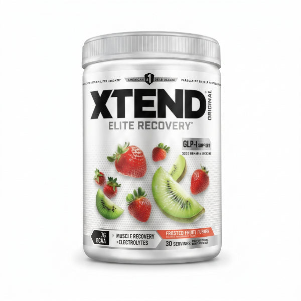 Xtend Original 7g BCAA Elite Recovery 30 Servings Strawberry Kiwi Splash-91Servings